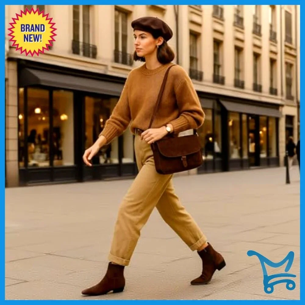 Square Toe Ankle Boots Low Heel Booties Side Zip Comfortable Winter Shoes